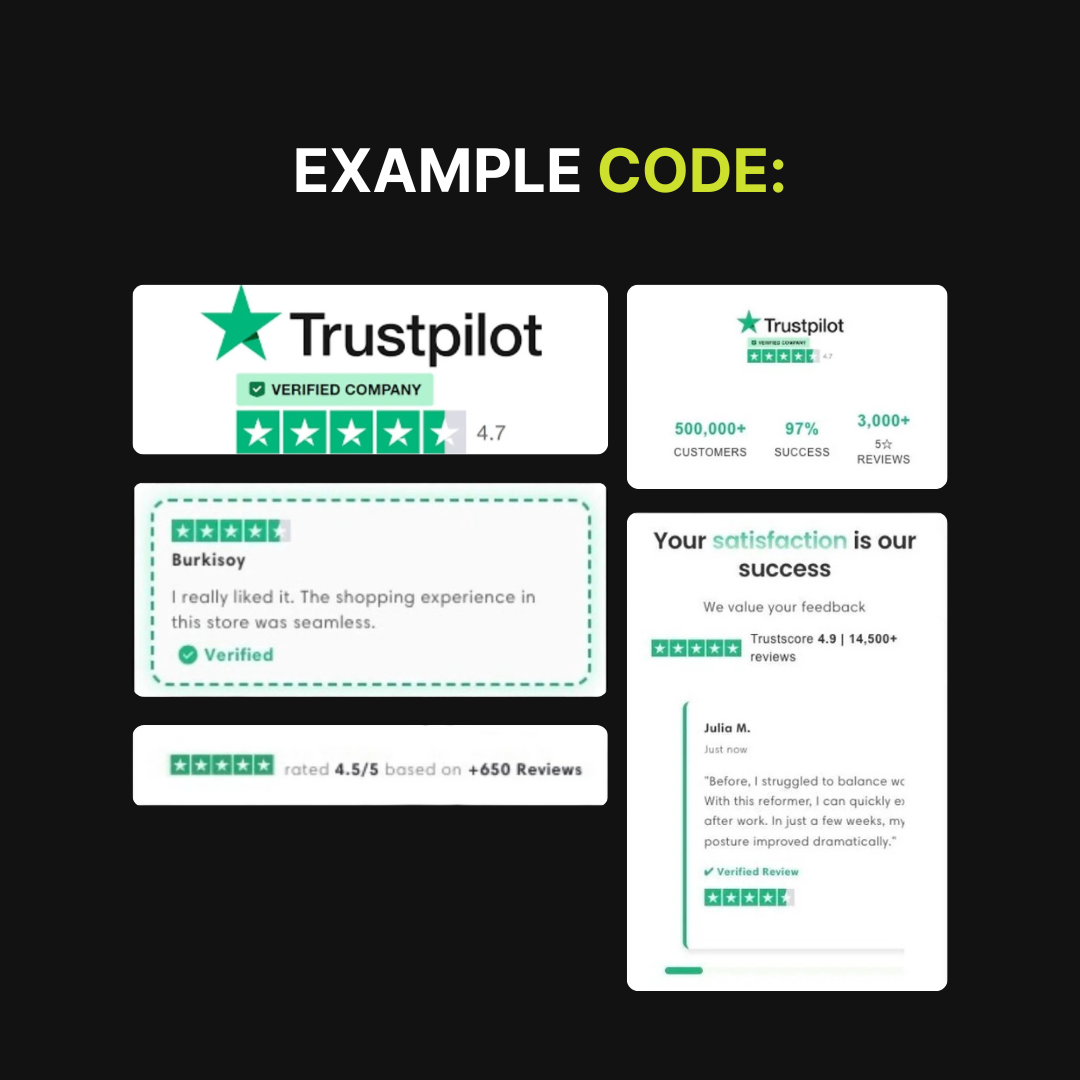 Trustpilot Codes