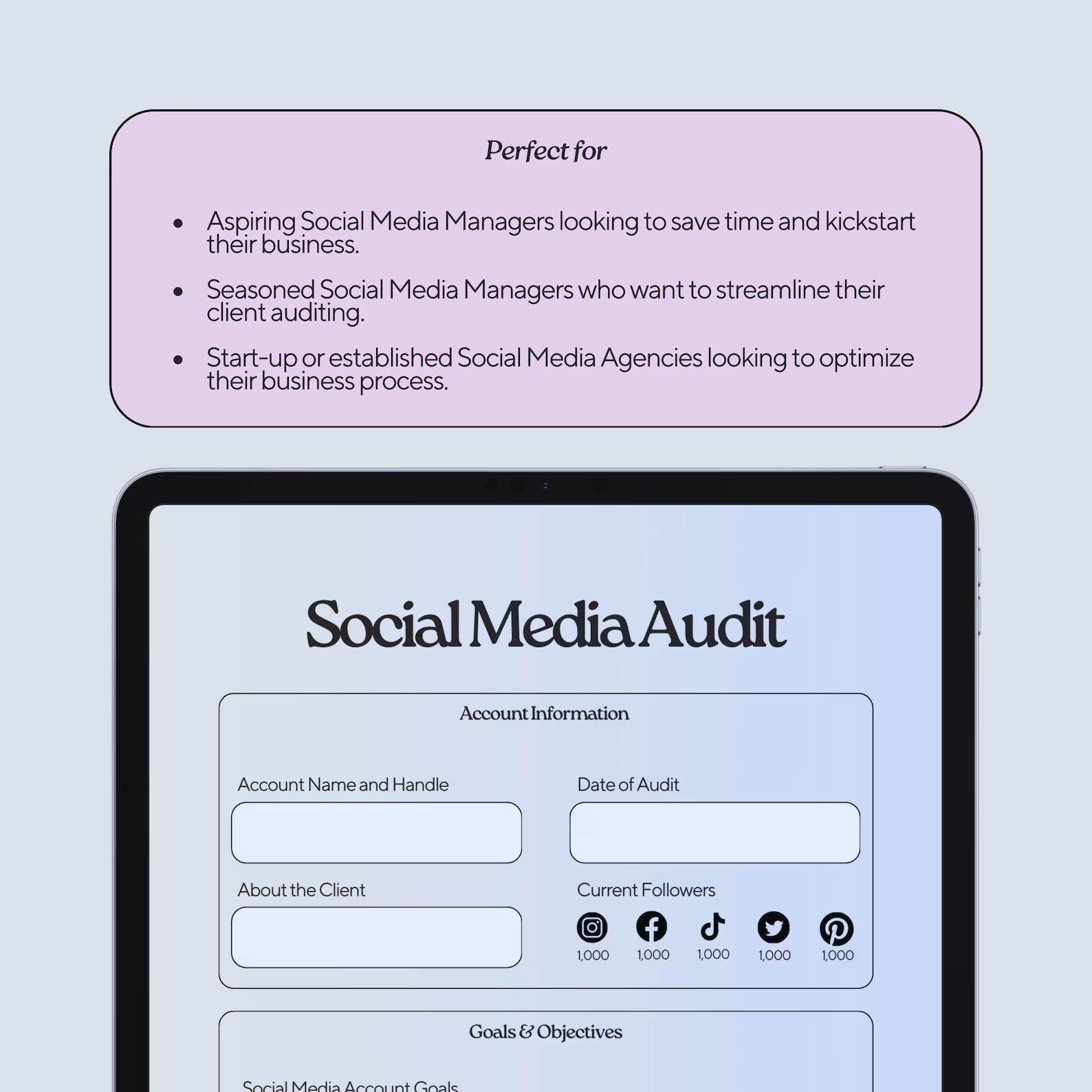 Modèle d'Audit des Médias Sociaux