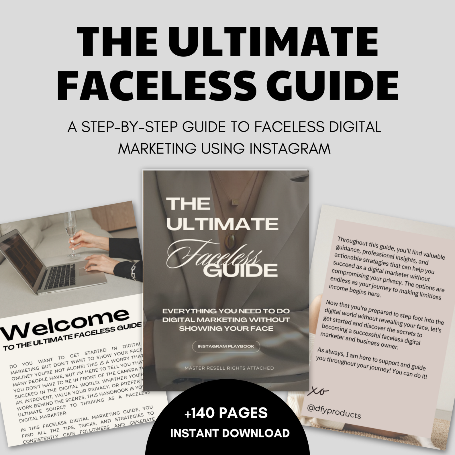 Guide Marketing Faceless